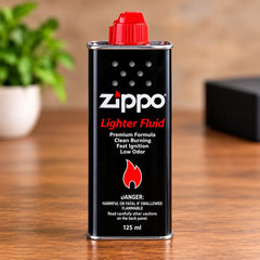 Recipient cu benzină Zippo pentru alimentarea brichetelor cu combustibil lichid, 125 ml