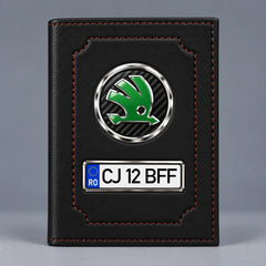 Portofel acte auto personalizat Skoda
