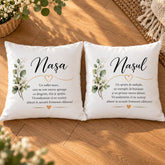 Set 2 perne personalizate pentru nași cu mesaj
