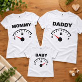 Set 3 tricouri personalizate pentru familie - Mommy, Daddy & Baby