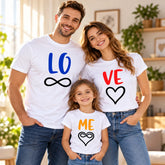 Set 3 Tricouri personalizate pentru familie - Love me