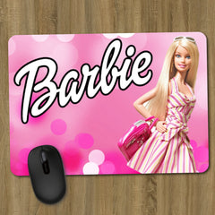 Set Cadou Personalizat Barbie cu Nume – Tricou, Cana, Perna, Mousepad si Puzzle - Cadomy.ro