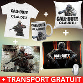 Set Cadou Personalizat Call of Duty – Tricou, Cana, Perna, Mousepad si Puzzle - Cadomy.ro