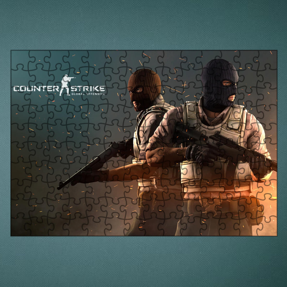 Set Cadou Personalizat CSGO cu Nume – Tricou, Cana, Perna, Mousepad si Puzzle - Cadomy.ro