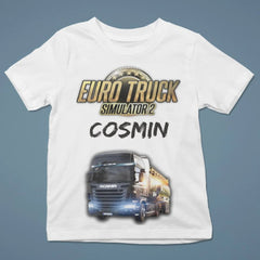 Set Cadou Personalizat Euro Truck Simulator – Tricou, Cana, Perna, Mousepad si Puzzle - Cadomy.ro