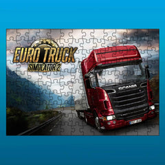 Set Cadou Personalizat Euro Truck Simulator – Tricou, Cana, Perna, Mousepad si Puzzle - Cadomy.ro