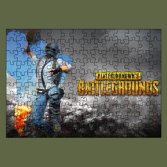 Set Cadou Personalizat PUBG cu Nume – Tricou, Cana, Perna, Mousepad si Puzzle - Cadomy.ro