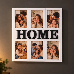 Ramă foto colaj Home personalizată cu 6 poze