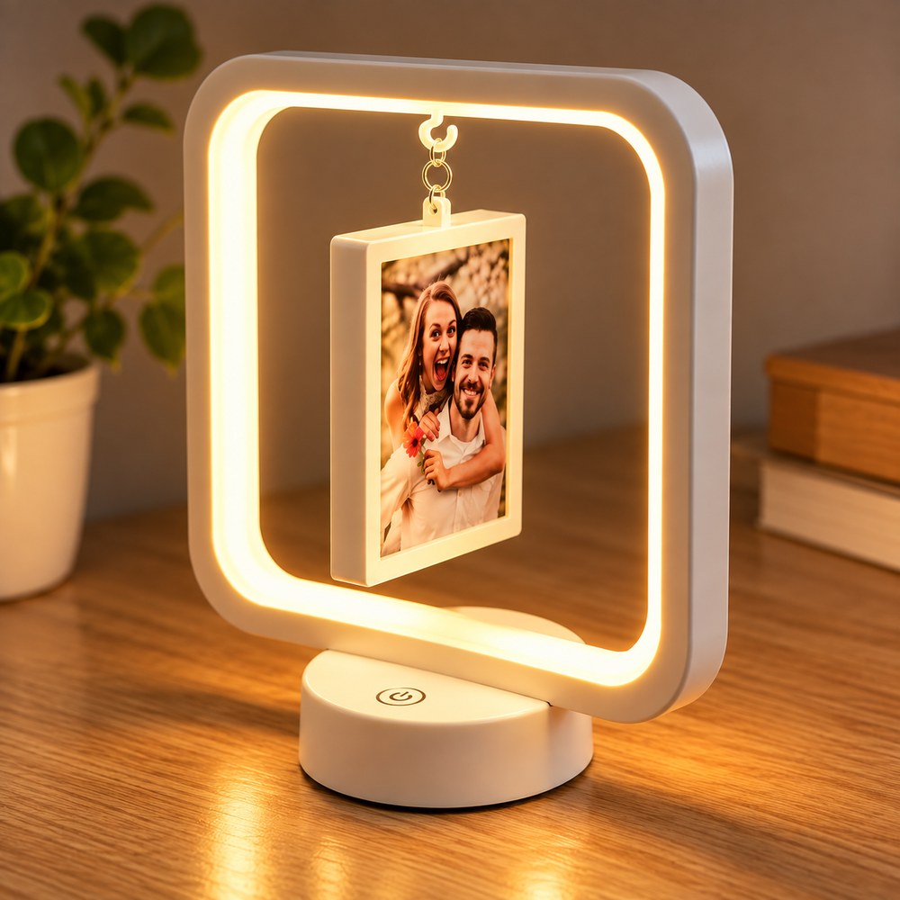 Ramă foto personalizată cu iluminare LED