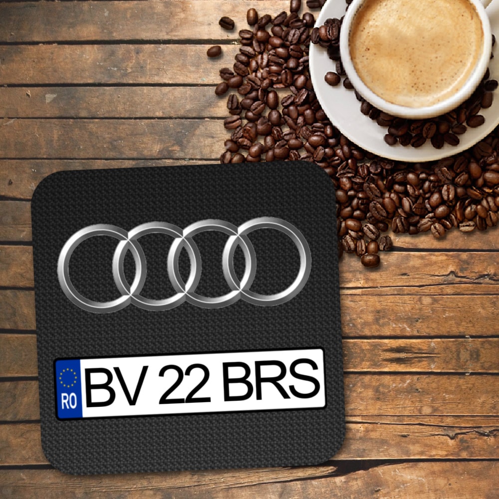 Set cadou AUTO personalizat - Cana + Suport cana + Breloc auto personalizat - Cadomy.ro