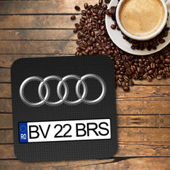Set cadou AUTO personalizat - Cana + Suport cana + Breloc auto personalizat - Cadomy.ro