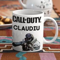 Set Cadou Personalizat Call of Duty – Tricou, Cana, Perna, Mousepad si Puzzle - Cadomy.ro