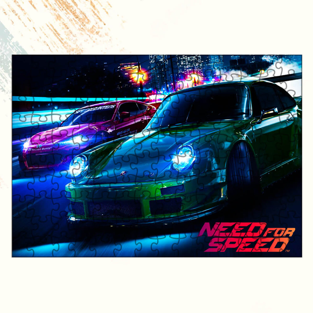 Set Cadou Personalizat Need For Speed – Tricou, Cana, Perna, Mousepad si Puzzle - Cadomy.ro