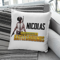Set Cadou Personalizat PUBG cu Nume – Tricou, Cana, Perna, Mousepad si Puzzle - Cadomy.ro