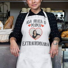 Set cadou personalizat pentru mama - Sort + Manusa de bucatarie + breloc personalizat - Cadomy.ro