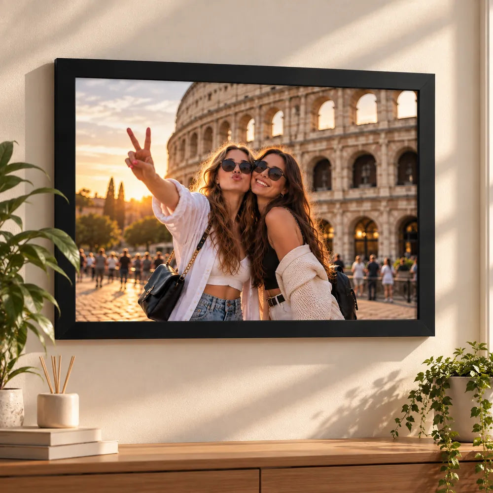 Tablou personalizat cu fotografie landscape, cadou pentru familie, cupluri sau prieteni